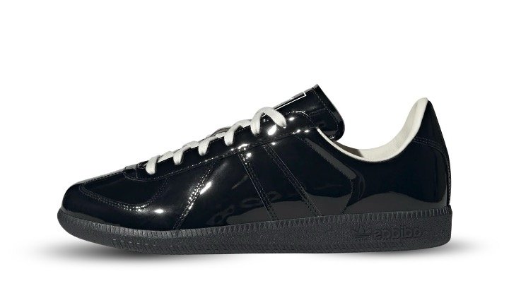 bw army black patent web